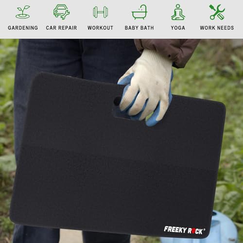 Kneeling Pad, Extra Thick Gardening Kneeling Pad for Women, Large Foam Bathtub Kneeling Pad for Bathing Baby, Waterproof Knee Pads Garden Workout Supplies, Black - color: black
