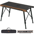 Naturehike Upgraded IGT Camping Table, Height Adjustable IGT Cook System, Folding Portable Camp Table for Outdoor Picnic Car RV Trip Patio Backyard BBQ - style: Upgraded