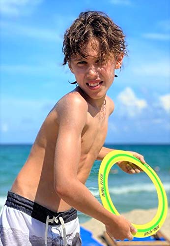 JA-RU Flying Disc Ring (1 Frisbee Toy Assorted Color) 11 Inch Ultimate Frisbee for Kids. Pool & Beach Games. Outdoor. Backyard Toys. Sports Activities 1029-1A