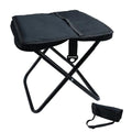 YANYUCB Portable Folding Chair,Ultralight Collapsible Stool,Camping Chair,Handbag Style Pocket Foldable Stool for Camping Travel Fishing Hiking and Outdoor Activities(Black) - color: Black