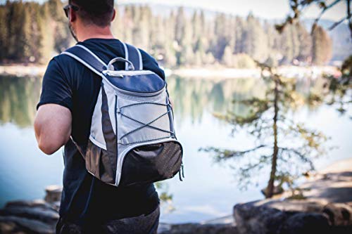 PICNIC TIME PTX Backpack Cooler, Modern Backpack Cooler with 20-Can Capacity, Fully Insulated Outdoor Lunch Bag with Water Resistant Interior, Pockets, Padded Straps, (Black with Gray Accents) - color: Black with Gray Accents, style: PTX 1.0 Tarana Backpa