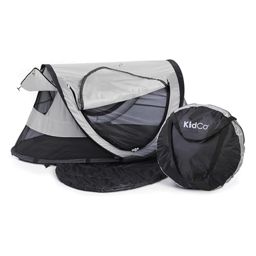 KidCo - Peapod Plus Portable Mesh Baby Toddler Travel Tent & Storage Bag, Play Tent, Pack and Play, Extra Room, Ages 6 Months - 5 Years (Midnight) - style: Large - Midnight