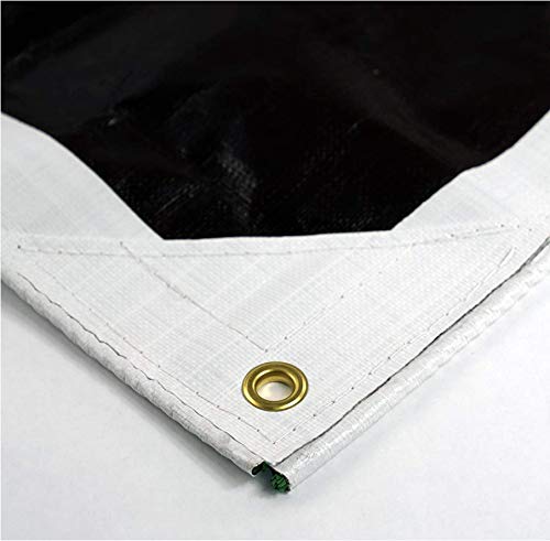 Watershed Innovations HydraTarp Super Heavy-Duty 16 Mil Thick Waterproof White/Brown Reversible Tarp, 18 by 24 Feet - size: 18ft x 24ft