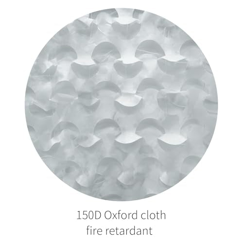 HYOUT Camo Netting Camouflage Net Bulk Roll for Hunting Blinds Ghillie Sunshade, Camping, Military Party Decoration - color: SPRETTA White, size: 10x13ft(3M*4M)