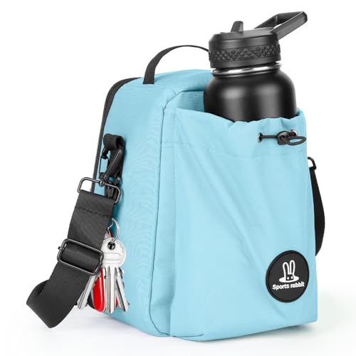 Sports rabbit Insulated Lunch Bag for Men & Women – Leakproof Cooler Tote for Containers & Water Bottles – Water-Resistant Wax-Coated Oxford Fabric – Perfect for Work, Travel, Picnics (Mint Green) - color: Mint Green