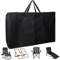 Heavy Duty Folding Chair Storage Bag, 600D Chair Storage Case for Beach Chair Camping Chair Zero Gravity Chair Folding Recliners, Extra Large Travel Bag with Zippers, 41.5" Lx 11" Wx 28.5" H - size: 1 Pack