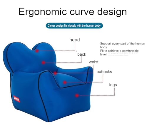 Chair Modern Single Reclining Sofa Upholstered Chair Fabric Recliner with Pocket Spring Living Room Bedroom Home Theater,L-60 * 70 * 60CM