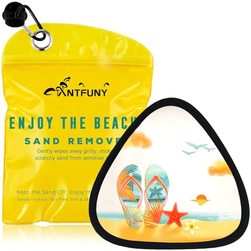 Triangle Sand Remover for Beach Cleaner Eraser Must Haves Travel Vacation Essential for Family Women Trip Hawaii Honeymoon Gift Costa Rica Resort Rio de Janeiro Bahama Punta Cana Waikiki Spring Trip - color: 1pcs Surfboard Yellow