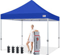 MASTERCANOPY Pop Up Canopy Tent Commercial Grade 10x10 Instant Shelter (Blue) - color: Blue, size: 10x10