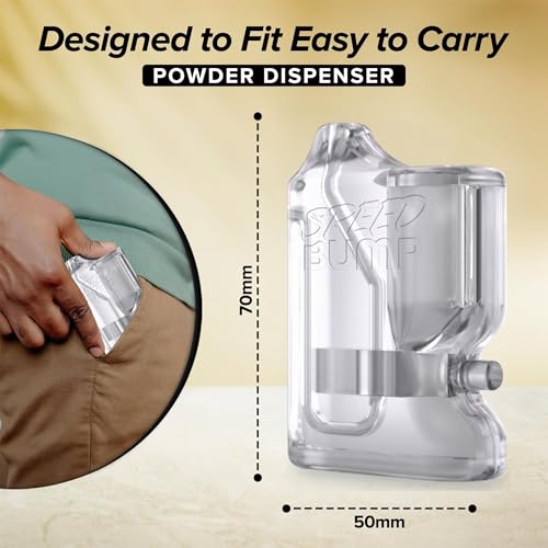 Portable Pepper Shaker (Clear) - Versatile Seasoning Set, Multi Functional Salt Dispenser Spice Shakers for Easy Use - Convenient & Discrete Plastic Salt and Pepper Dispenser for Fine Spices - color: Clear