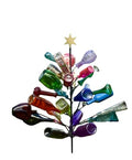 USA Christmas BOTTLE TREE ~ Holds 26 Wine Bottles ~ Yard Garden Decor Christmas Tree Style ~ 26 BOTTLE TREE ~ Yard & Garden wine bottle decor. Proudly Made in the USA ! ~ Glass wine bottletree