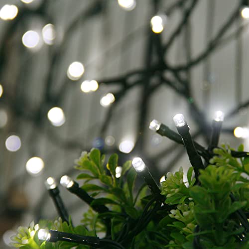 2 Pack Super-Long Solar String Lights Total 170Ft 480 LED 8 Modes Upgraded Solar Powered Outdoor Waterproof Christmas Fairy Lights for Xmas Tree Garden Lawn Wedding Party Decor(White) - color: White, size: 170ft
