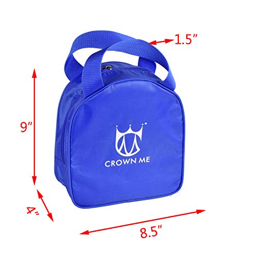 CROWN ME Disc Golf Set with 6 Discs and Starter Disc Golf Blue Bag - color: Blue