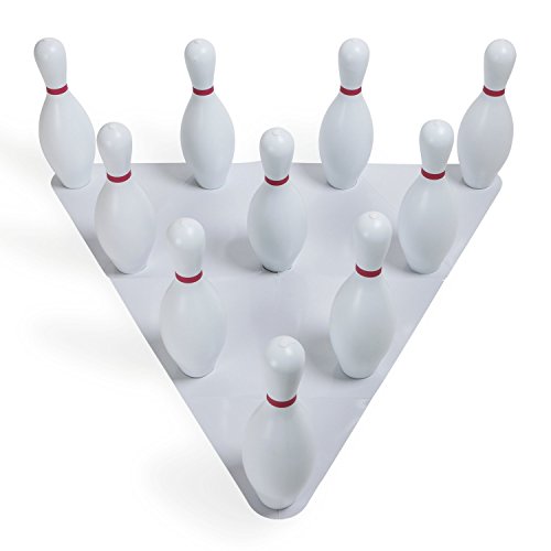 Champion SportsWeighted Foam Bowling Pin Set - color: White, size: 10 Pin Set (Ball Sold Separately)