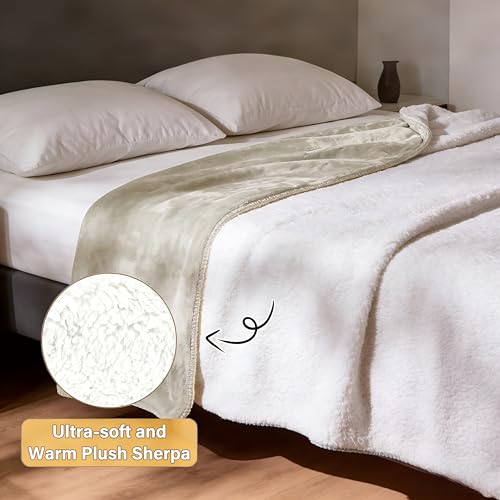 Kritter Planet Waterproof Pet Blanket - Soft Sherpa Dog Blanket, Washable Leakproof Blanket for Pets, Waterproof Pad for Dogs & Cats - color: Taupe, size: 50×60 Inches