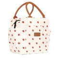 Joymee Lunch Bag Women Insulated Lunch Box Reusable Leakproof Large Spacious Cooler Tote for Women Men Adult with Bottle Holder and Side Pockets for Work Office Travel Picnic - Strawberry - color: 04 Strawberry