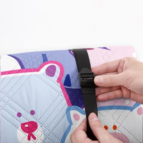 Outdoor Picnic Blanket,Portable Sandproof Waterproof Picnic Mat,Cartoon Bears Printed Camping Beach Mat for Sand and Wet Grass Hiking (Cartoon Bears S) - color: Cartoon Bears, size: Standard - 59"x78"