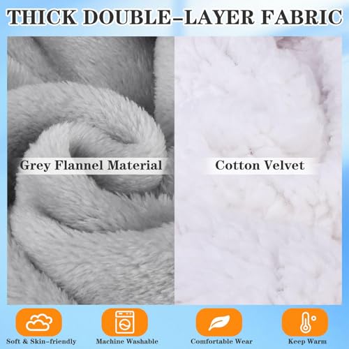 EXPAWLORER Dog Winter Coat with Hat - Fleece Flannel Warm Pet Cloak Cape Blanket with Hood for Cold Weather, Windproof Thicken Dog Sweater Jacket Clothes Vest for Small Medium Large Dogs Cats GreyXL - color: Grey, size: X-Large