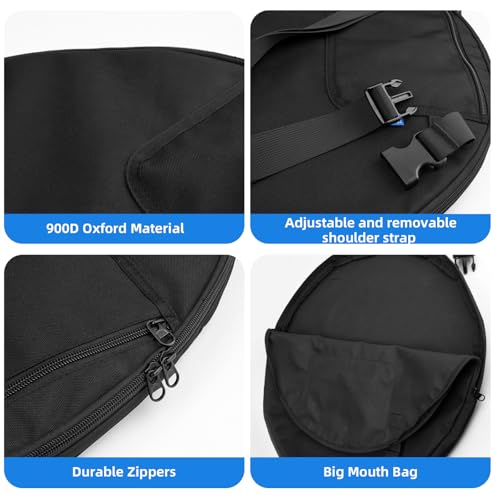 Xxerciz Carry Bag for Pop Up Privacy Shower Tent, Lightweight Replacement Bag with Shoulder Strap Compatible with Portable Toilet, Travel Storage Cover for Camping Beach (Only Bag)