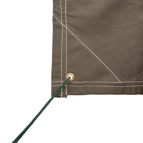 Stansport Heavy Duty Canvas Tarp - size: 8' x 10'