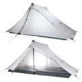 LANSHAN Ultralight Tent 3-Season Backpacking Tent for 1-Person or 2-Person Camping, Trekking, Kayaking, Climbing, Hiking - color: Pro 2-person, grey