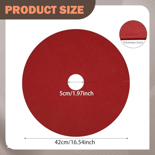 10Pcs Tree Weeding Barrier Mats Ground Covers Tree Protection Mats for Landscaping, red - color: red