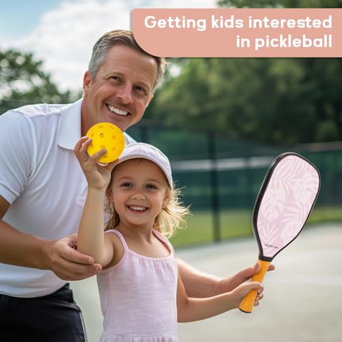 Pickleball Paddles Set of 2, USAPA Approved Pickleball Set with 4 Pickleball Balls, Gifts for Men Women Beginners