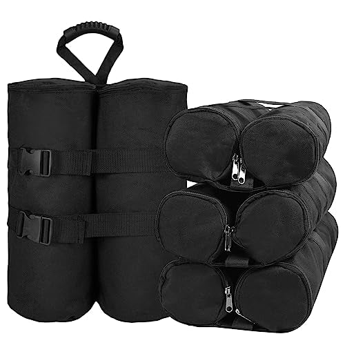 Weight Bags for Pop up Canopy Tent, 1680D Heavy Duty Leg Weights Sand Bags for Instant Outdoor Sun Shelter Canopy/Patio Umbrella, Set of 4 (340 lbs) - color: 340 lbs