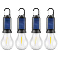 Solar Tent Lamp Portable LED Tent Lights, Hook Hurricane Emergency LED Camping Light Bulb, USB Rechargeable Lantern Bulb for Camping Hiking Backpacking Fishing Outage (4)