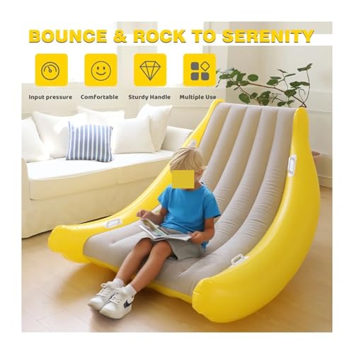Outdoor Inflatable Sofa Portable Inflatable Sofa - with Pump No Assembly Required, Indoor/Outdoor Folding Chair Bed Suitable for Camping, Backyard Easy Inflate