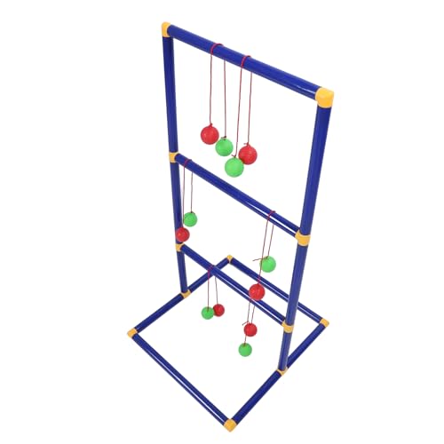 Yinhing Ladder Toss Game Set By Brand Name Interactive Assembly Replacement Ladder Tossing Game for Outdoor Fun 12 Balls Included Family Friendly and for Ages 3+
