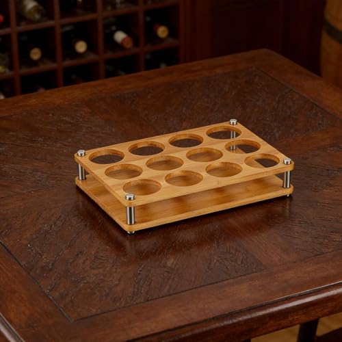 Glass Holder, Wine Drinks Cup Storage Carrier, Drink Cup Storage Holder, Glasses Organizer, L 12 Hole - color: L 12 Hole
