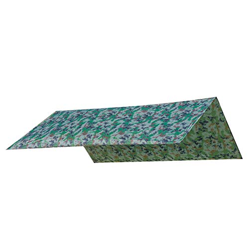 Oumefar Canopy Shade Tent Tarp High Density Rain Tent Canopy for Outdoor BBQ