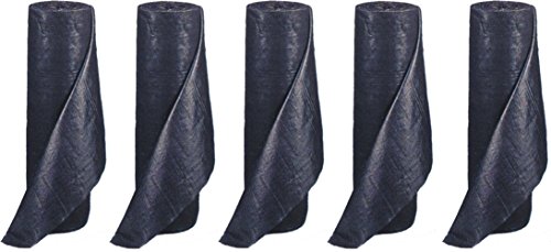 Dewitt 5-Pack Pro-5 Weed Barrier Fabric 5 oz, 3 x 250 Feet – Heavy-Duty Woven Landscape Ground Cover Mat for Raised Garden Bed, Greenhouse Gardening, Outdoor Landscaping, and Commercial Planting - size: 5 Pack, style: 3' x 250'