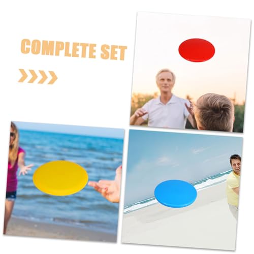 BESPORTBLE 3Pcs Golf Disc Set Soft Flying Discs for Outdoor Sports for Adults and Kids Lawn Game Fun