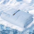 ZOMISIA Cooling Blanket for Extra Large Dogs - High Cold Washable Pet Blanket, Travel Soft Dog Summer Essentials, Blue, 50"x60" - color: Blue, size: XL(50x60")