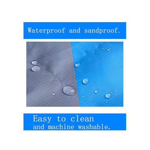 Beach Blanket Sandproof Waterproof 79" x 55", Portable Picnic Mat Mat, Sand Free Quick Drying Camping Blanket, Lightweight Beach Essentials for Picnic & Travel - size: 79x55 Inches