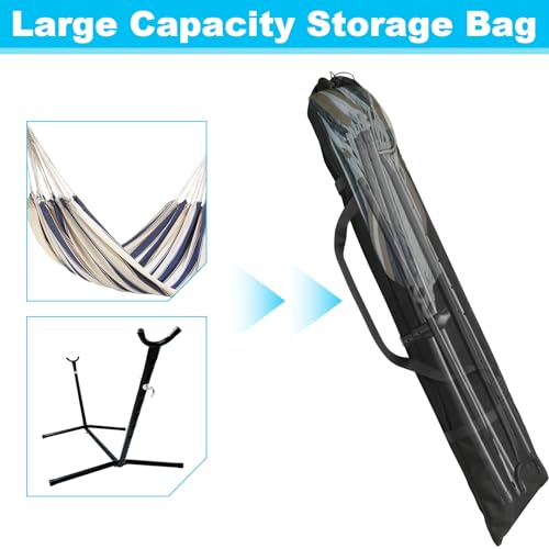 Cosmos Hammock Carrying Bag Heavy Duty Hammock Storage Bag Portable Steel Stand Cover Oversized Outdoor Patio Umbrella Organizer Replacement Bag with Adjustable Shoulder Strap, 66.5"L x 16.5''W