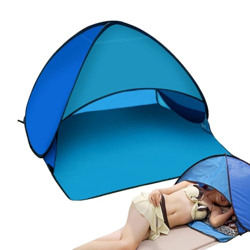 Shade Tents – Dog Pop Up Tent, Portable Travel Shelter | UV Block Folding Pet Sunshade, Wind Resistant Canopy for Outdoor Use, Lightweight Beach Tent with Mobile Mount and Easy Carry Handle - color: blue fight blue