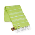 100% Organic Turkish Cotton Beach and Bath Towel, Peshtemal Towel Blanket, Quick Dry Sand Free, Oversized Light Compact, Diamond Weave, Prewashed, 71 x 39 Inches (Light Green) - color: Light Green