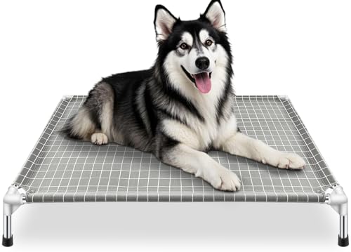 Elevated Dog Bed Pet Cot - Dog Cots Beds for | Detachable Raised Cat Dog Pet Bed, XL - size: X-Large-Open