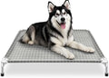 Elevated Dog Bed Pet Cot - Dog Cots Beds for | Detachable Raised Cat Dog Pet Bed, XL - size: X-Large-Open