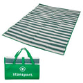 Stansport Tatami Straw Ground Mat 60" L x 78" W - color: Green