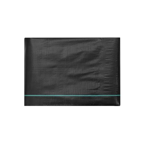 VEVOR Weed Barrier Landscape Fabric, 4*100FT Heavy Duty Garden Weed Fabric, Woven PP Weed Control Fabric, Driveway Fabric, Geotextile Fabric for Landscaping, Ground Cover, Weed Blocker Weed Mat, Black - size: 4FT*100FT-3.2OZ