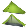 LANSHAN Ultralight Tent 3-Season Backpacking Tent for 1-Person or 2-Person Camping, Trekking, Kayaking, Climbing, Hiking - color: Pro 1-person, green