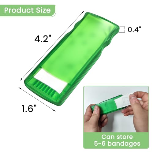 Travel First Aid Bandage Case - Band Holder Container for Wound Care Emergency Supplies, 10Pcs (Only Bandage Cases) - style: Only Bandage Cases