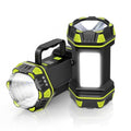 AlpsWolf 2 Pack Camping Lantern Rechargeable, LED Camping Flashlight, 4800 Capacity, 8 Modes Portable Camping Light for Emergency, Hurricane,Hiking, Power Outages, Camping Essentials - style: Green-2pack