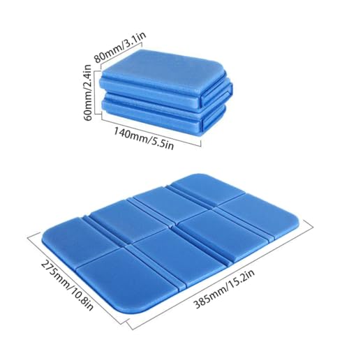Waterproof Folding Foam Seat Pad - 3 Pcs Portable Outdoor Cushion Set for Park, Camping, Picnic