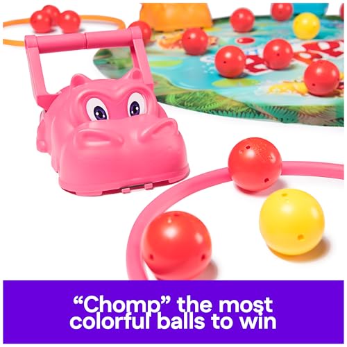 Spin Master Games, Hungry Hungry Hippos Giant Edition, Family Game for Indoor & Outdoor Play with Oversized Board, Preschool Activity, Screenless Activity for Kids, 2-4 Players, Ages 4 & Up - style: Hungry Hungry Hippos