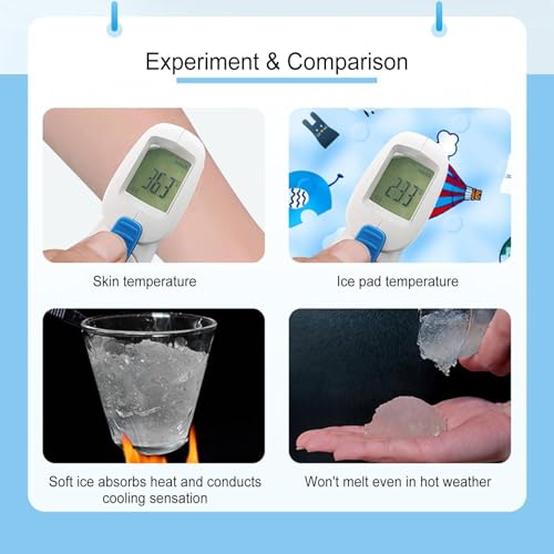 Pet Cooling Mat - 30x40cm, Summer Soft Ice Gel Pad, Pressure-Activated Cold Crate Kennel Bed, Waterproof PVC Comfortable Mat | Heat Relief Cushion for Cats and Dogs, Couch, Sofa, Floor, Cage, Home - size: 40x50cm